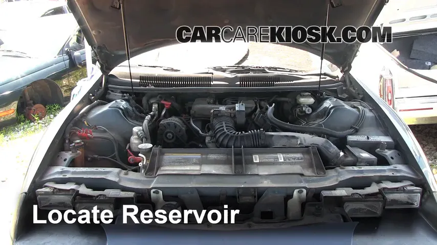 1994 Chevrolet Camaro 3.4L V6 Coupe Liquide essuie-glace Ajouter du liquide